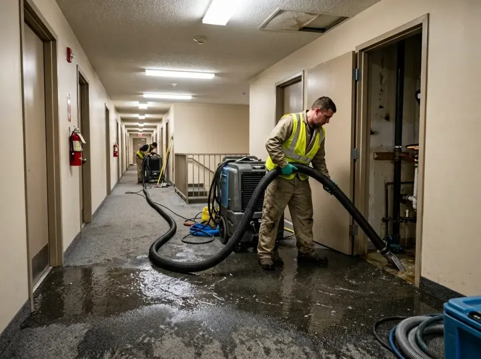 multi-unit-apartment-hallway-f-005 — frequently asked questions, Emergency Burst Pipe Water Extraction & Removal in East Bro…